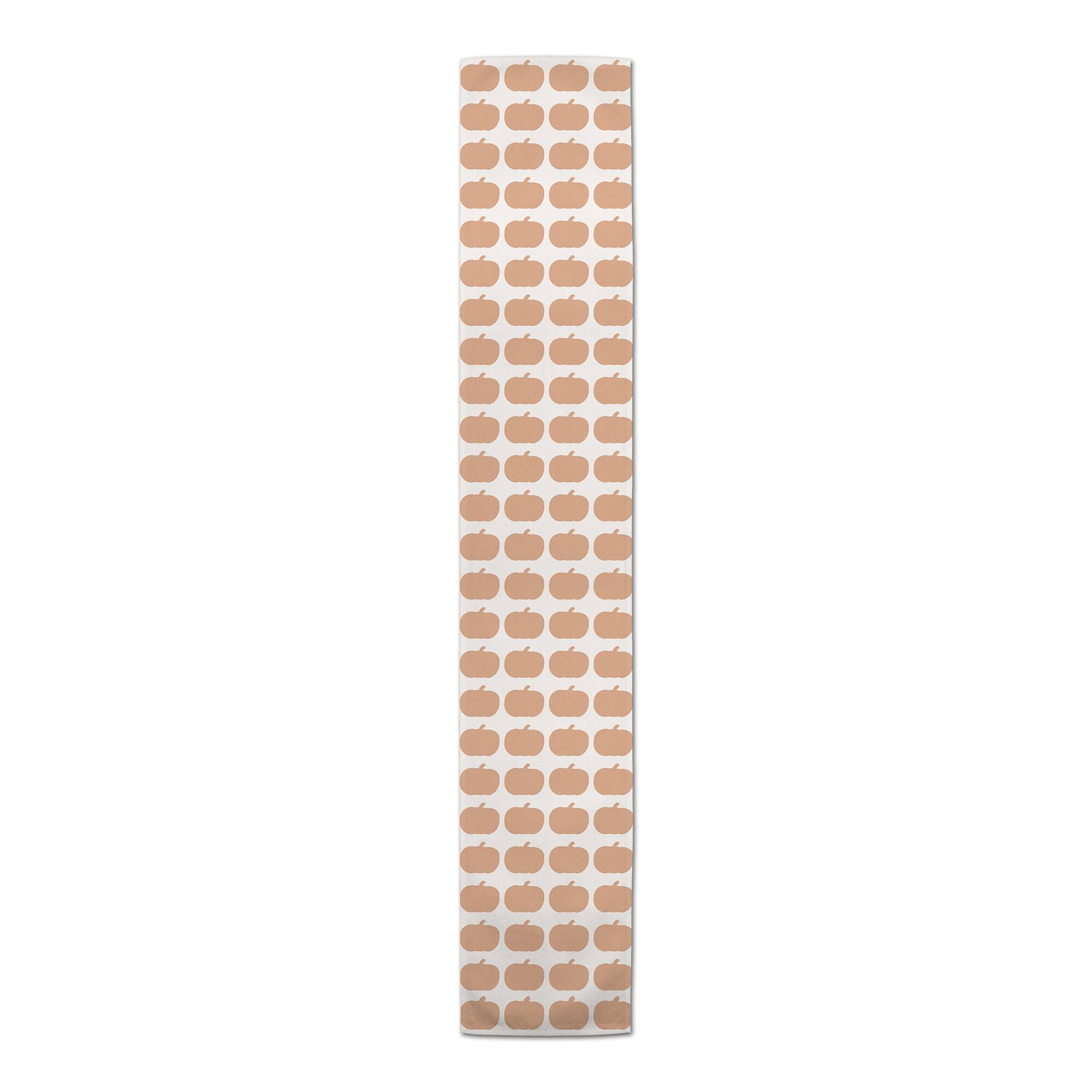 72" Pumpkin Earth Tones Poly Twill Table Runner